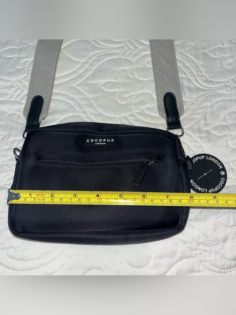 NWOT COCOPUP London Dog Walking Black Belt Bag with Adjustable Strap